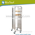 Stainless Steel Gastronorm Tray Trolley
